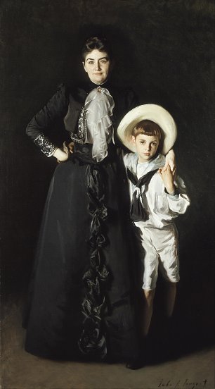 John Singer Sargent Portrait of Mrs Edward L Davis and Her Son Wandbild
