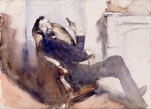 John Singer Sargent Portrait of Paul Cesar Helleu Wandbild