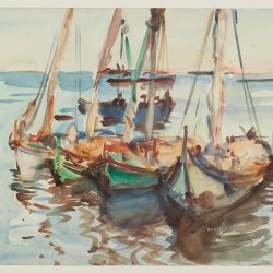 John-Singer-Sargent-Portuguese-Boats