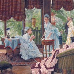 James-Tissot-In-the-conservatory