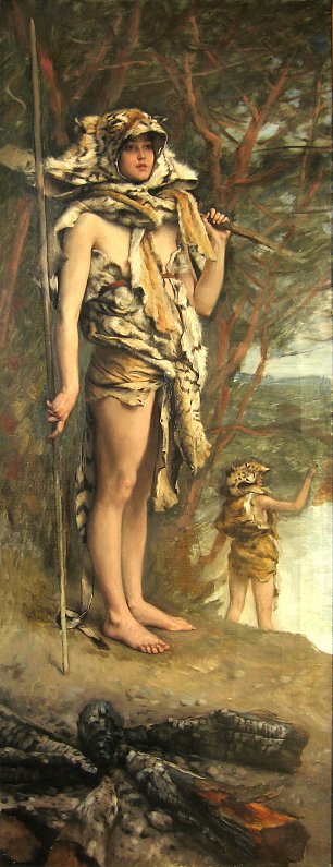 James Tissot La femme Prehistorique Wandbild