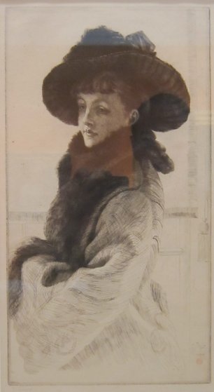James Tissot Mavourneen Portrait of Kathleen Newton Wandbild