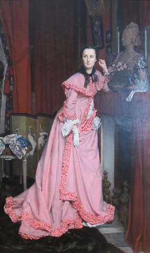 James Tissot Portrait of the Marquise de Miramon nee Therese Feuillant Wandbild