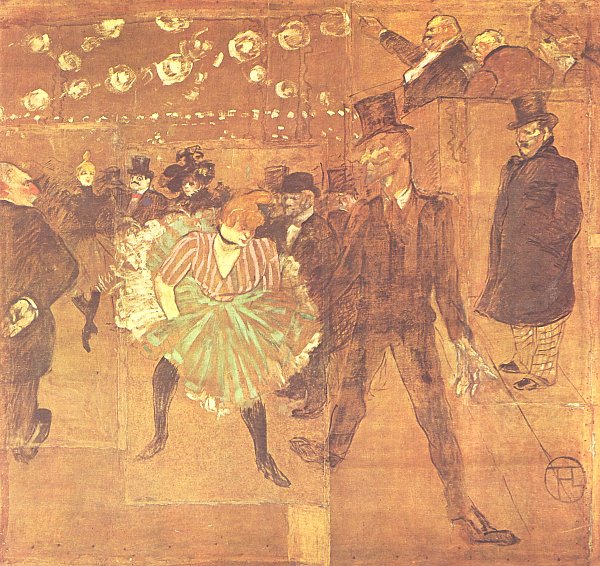 Toulouse Lautrec Ball im Moulin Rouge 2 Wandbild