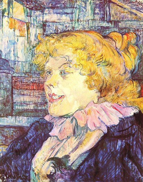 Toulouse Lautrec Portrait der Miss Dolly aus dem Star in Le Havre Wandbild