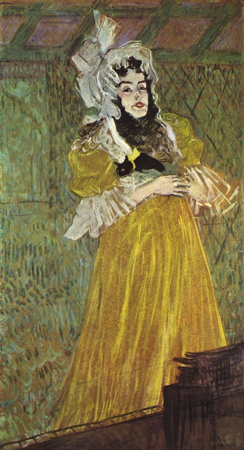 Toulouse Lautrec Portrait der Miss May Belfort Wandbild