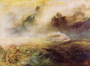 William Turner Rauhes Meer mit Schiffbruch Wandbild