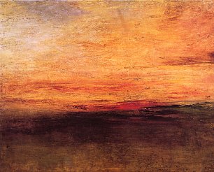 William Turner Sonnenuntergang Wandbild
