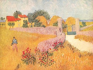 Vincent van Gogh Bauernhaus in der Provence Wandbild