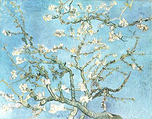 Vincent van Gogh Bluehende Mandelbaumzweige Wandbild