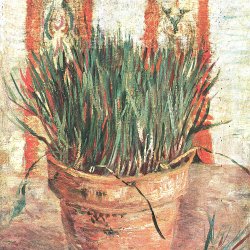 Vincent-van-Gogh-Blumentopf-mit-Schnittlauch