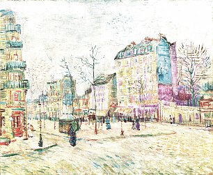 Vincent van Gogh Boulevard de Clichy Wandbild