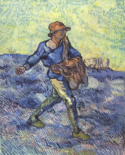 Vincent van Gogh Der Saemann 1 Wandbild