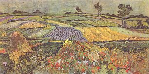 Vincent van Gogh Ebene bei Auvers Wandbild
