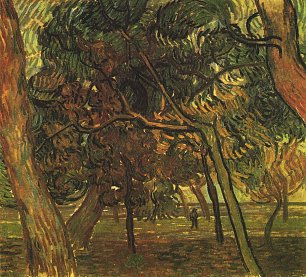Vincent van Gogh Herbstliche Kiefern Wandbild