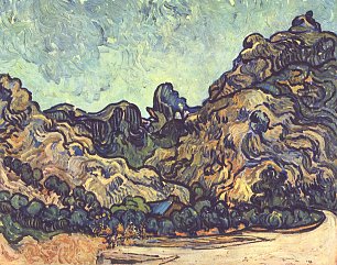 Vincent van Gogh Huegel bei Saint Remy Wandbild