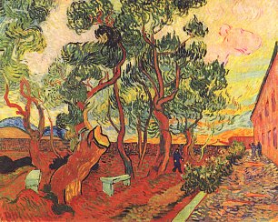 Vincent van Gogh Irrenhausgarten von St Remy Wandbild