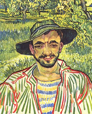 Vincent van Gogh Junger Bauer 1 Wandbild