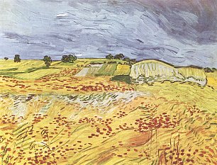 Vincent van Gogh Landschaft bei Auvers Wandbild