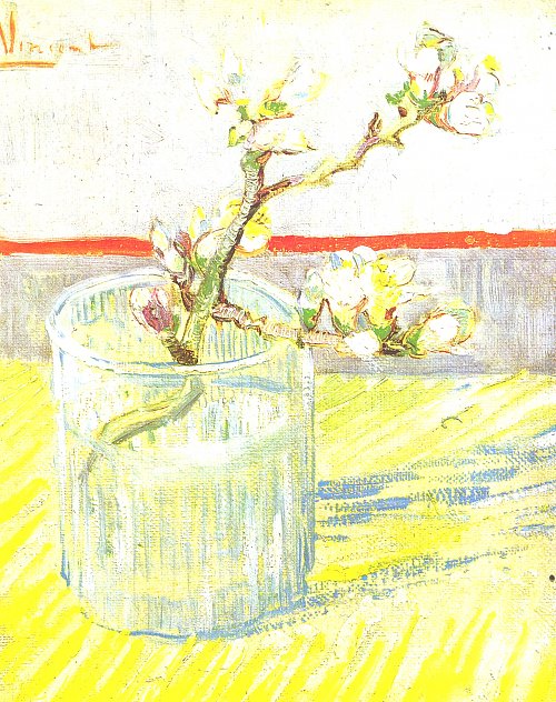 Vincent van Gogh Mandelbluetenzweig Wandbild