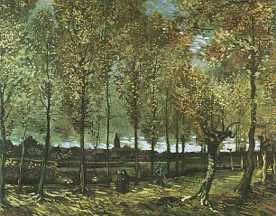 Vincent van Gogh Pappelallee bei Nuenen Wandbild