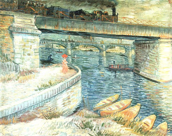 Vincent van Gogh Seinebruecken bei Asnieres Wandbild