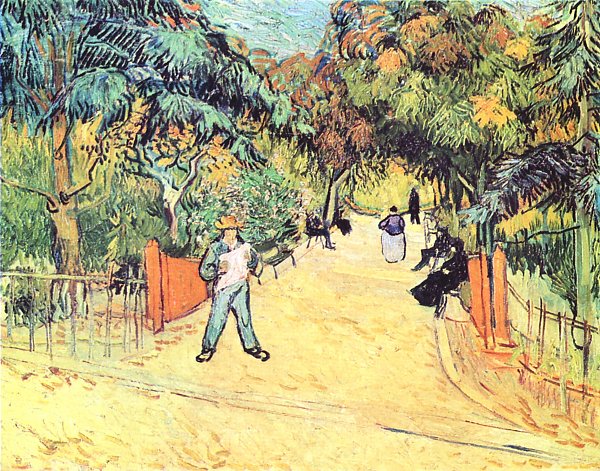 Vincent van Gogh Stadtpark von Arles Wandbild