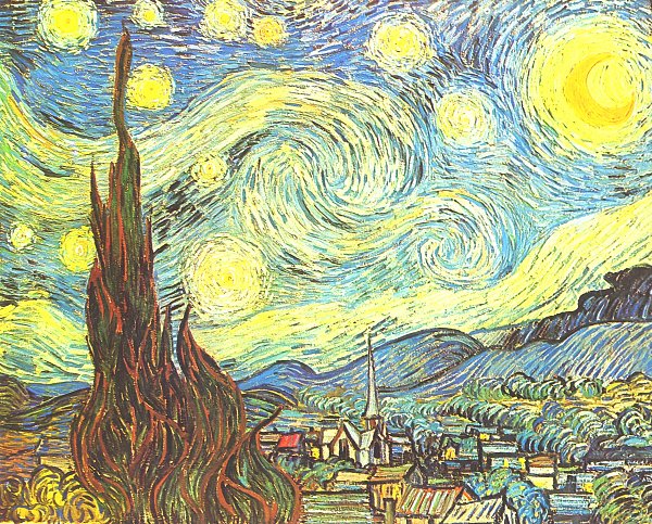 Vincent van Gogh Sternennacht Wandbild