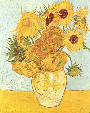 Vincent van Gogh Stillleben mit Sonnenblumen 2 Wandbild