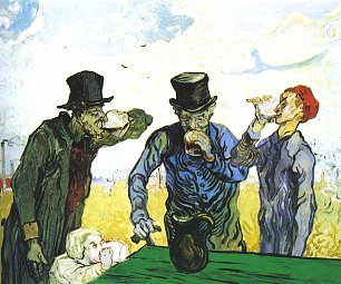 Vincent van Gogh Trinker nach Daumier Wandbild