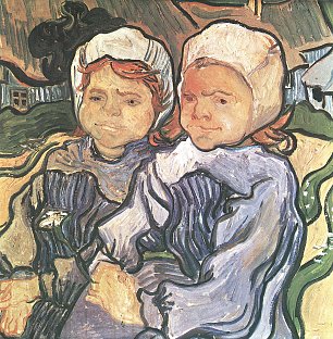 Vincent van Gogh Zwei Kinder 2 Wandbild
