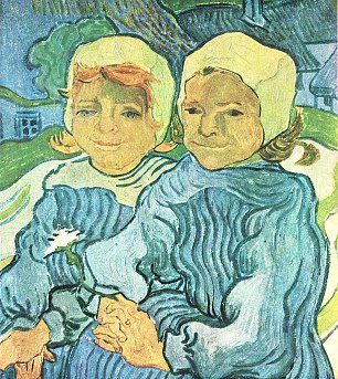 Vincent van Gogh Zwei Kinder Wandbild