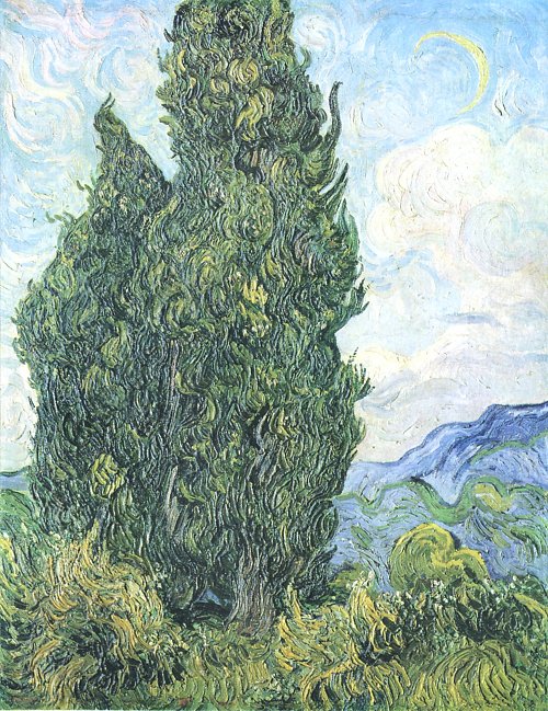Vincent van Gogh Zypressen 1 Wandbild