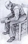Vincent-van-Gogh-Lesender-Mann