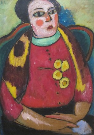 Alexej von Jawlensky Seated Woman Wandbild