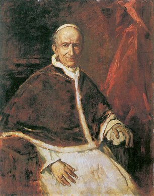 Franz von Lenbach Papst Leo XIII Wandbild