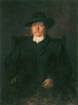 Franz von Lenbach Portrait Otto Fuerst von Bismarck Wandbild