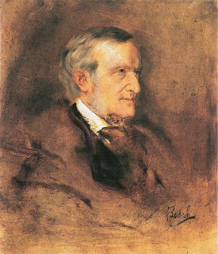 Franz von Lenbach Richard Wagner Wandbild