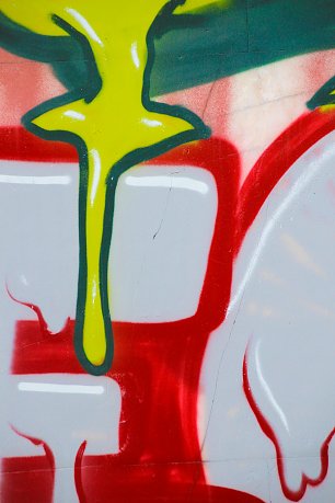 Graffiti Detail Wandbild