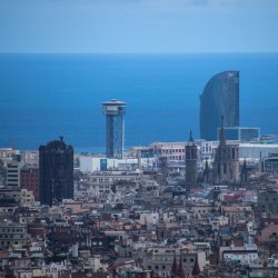 Stadt-Ausblick-Barcelona