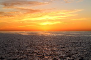 Sonne im Atlantik Wandbild