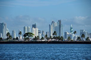 Moderne Grossstadt Panama Wandbild