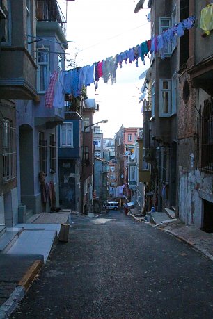 Wohnviertel Istanbul Wandbild