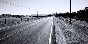 Einsamer Highway Wandbild