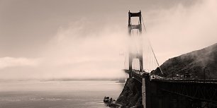 Golden Gate Bridge Retro Wandbild