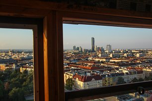 Skyline von Wien Wandbild