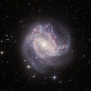 Spiral Galaxie Messier 83 Wandbild