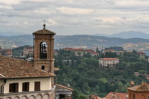 Castiglione_di_Lago Kirchturm Wandbild