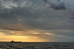Ostsee Himmel Abendstimmung Wandbild