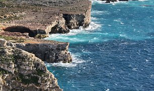 Steilkueste Malta Wandbild